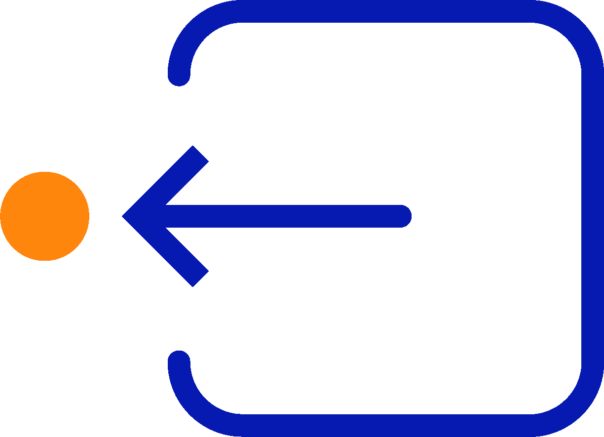 Icon of the return process