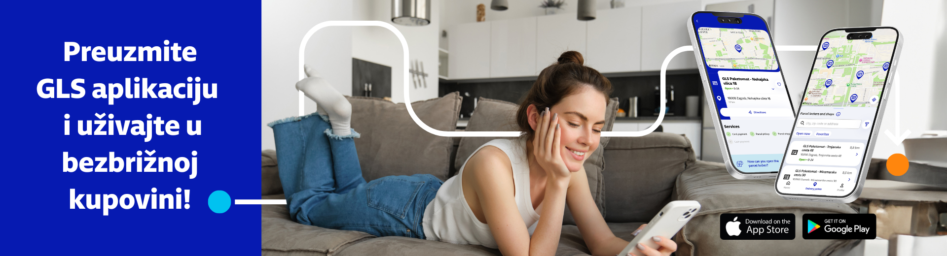 Preuzmite GLS aplikaciju i uživajte u bezbrižnoj kupovini!