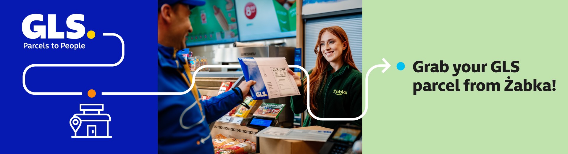 Grab your GLS parcel from Żabka!