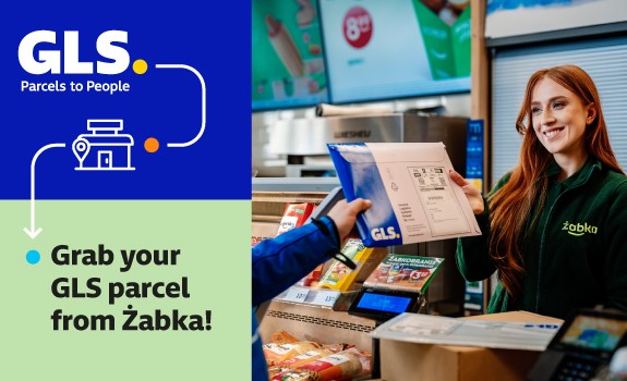 Grab your GLS parcel from Żabka!